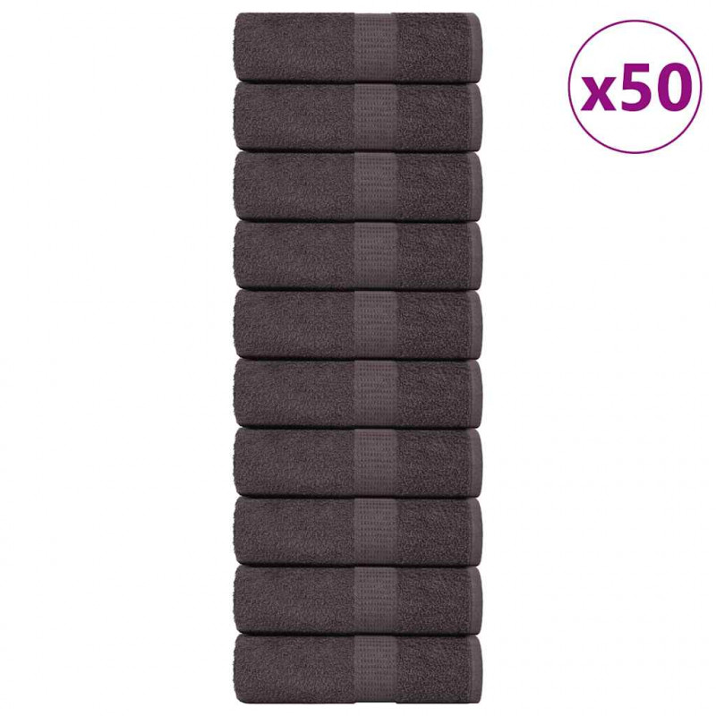 Ręczniki, FROGN, 50 szt., antracyt, 15x21 cm, 360 g/m²