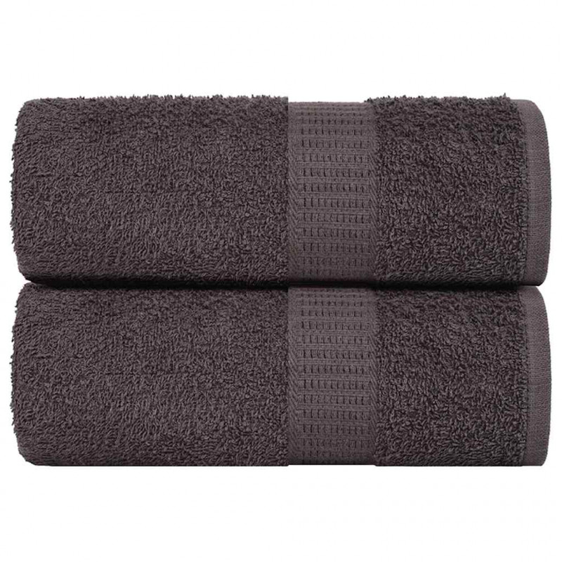 Ręczniki dla gości, FROGN, 2 szt., antracyt, 30x50 cm, 360 g/m²