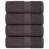 Ręczniki dla gości, FROGN, 4 szt., antracyt, 30x50 cm, 360 g/m²