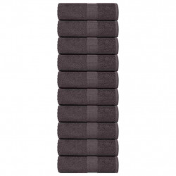 Ręczniki dla gości, FROGN, 10 szt., antracyt, 30x50 cm, 360 g/m²