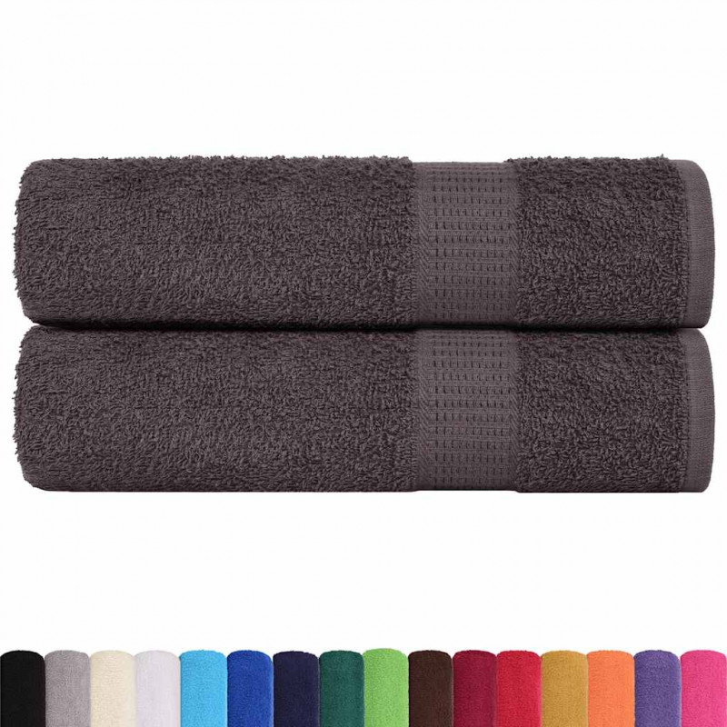 Ręczniki do rąk, FROGN, 2 szt., antracyt, 50x100 cm, 360 g/m²