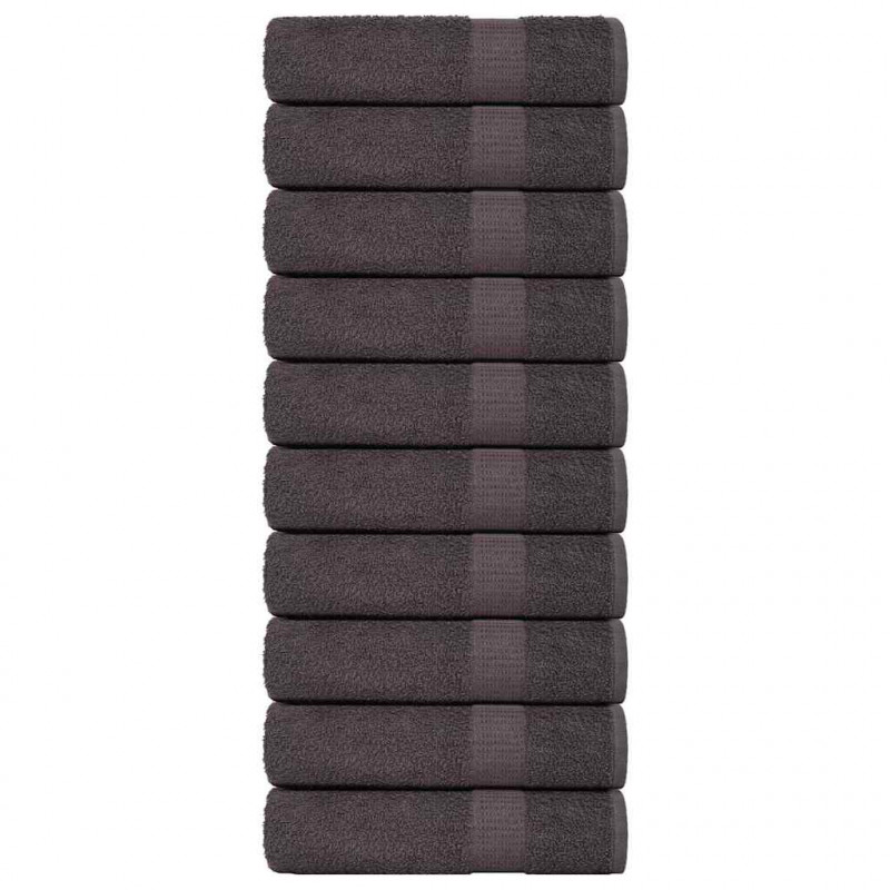 Ręczniki do rąk, FROGN, 10 szt., antracyt, 50x100 cm, 360 g/m²