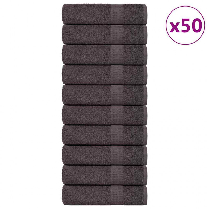Ręczniki do rąk, FROGN, 50 szt., antracyt, 50x100 cm, 360 g/m²