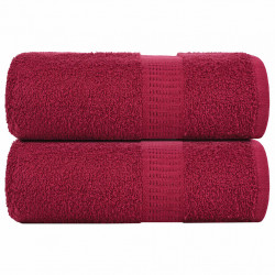 Ręczniki, FROGN, 2 szt., bordeaux, 30x30 cm, 360 g/m²