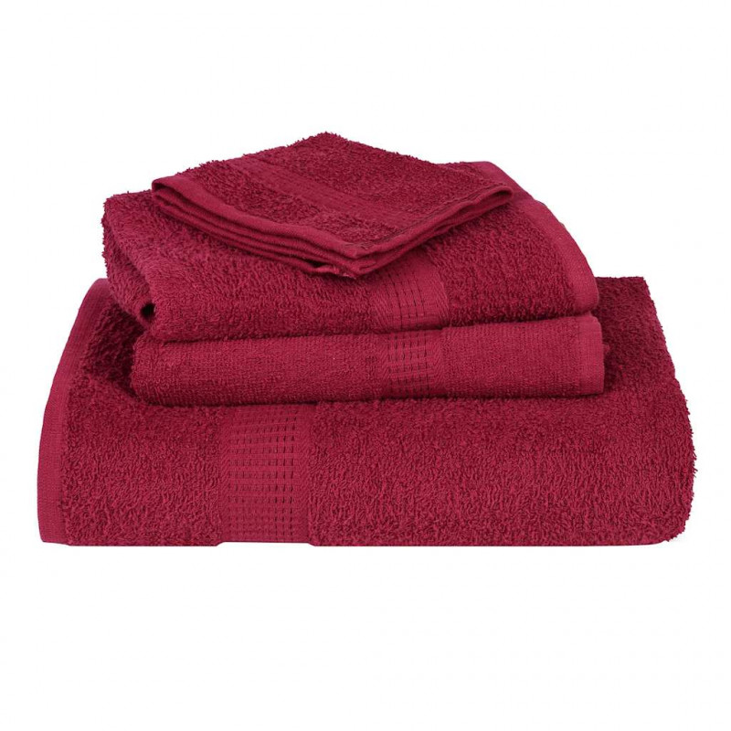 Ręczniki, FROGN, 2 szt., bordeaux, 30x30 cm, 360 g/m²