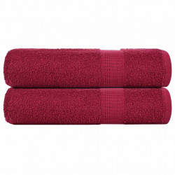 Ręczniki do rąk, FROGN, 2 szt., Bordeaux 50x100 cm, 360 g/m²