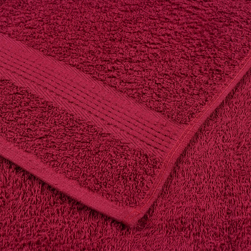 Ręczniki, FROGN, 2 szt., bordowe, 100x200 cm, 360 g/m²