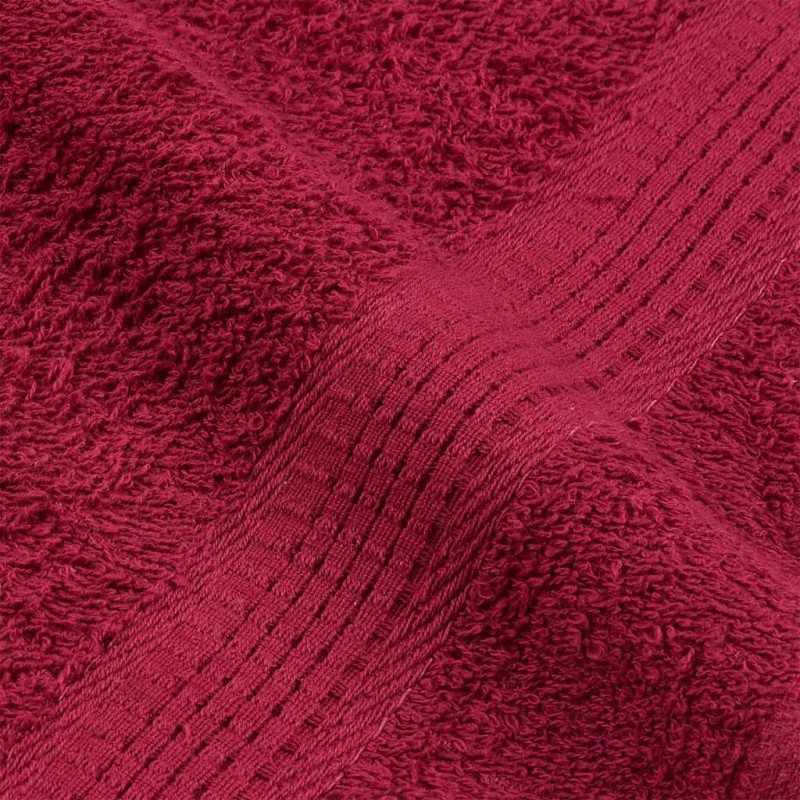 Ręczniki, FROGN, 4 szt., bordowe, 100x200 cm, 360 g/m²