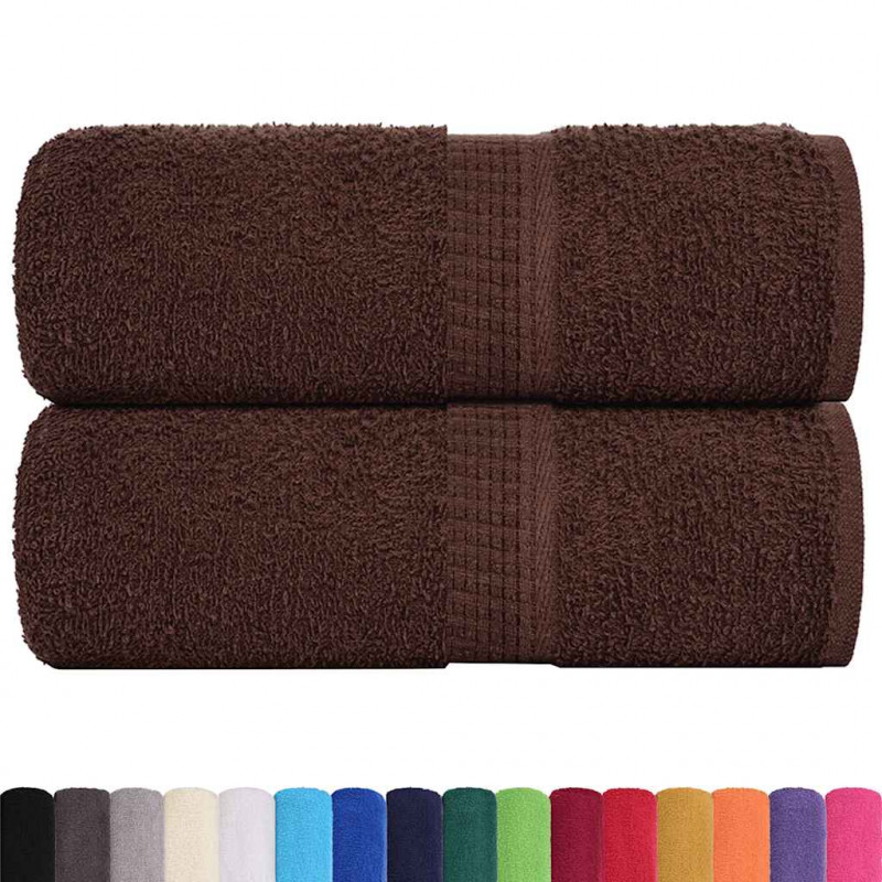 Ręczniki, FROGN, 2 szt., brązowe, 30x30 cm, 360 g/m²
