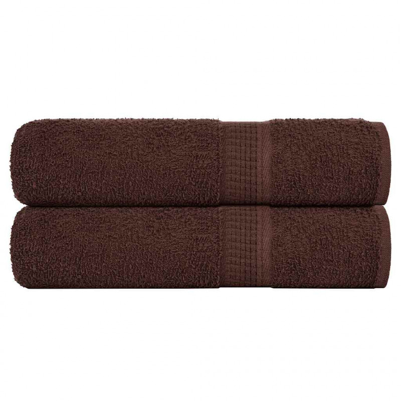 Ręczniki do rąk, FROGN, 2 szt., brązowe, 50x100 cm, 360 g/m²