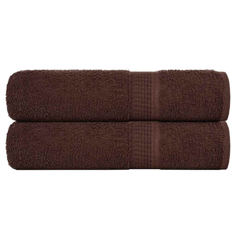 Ręczniki kąpielowe, FROGN, 2 szt., brązowe, 70x140 cm, 360 g/m²
