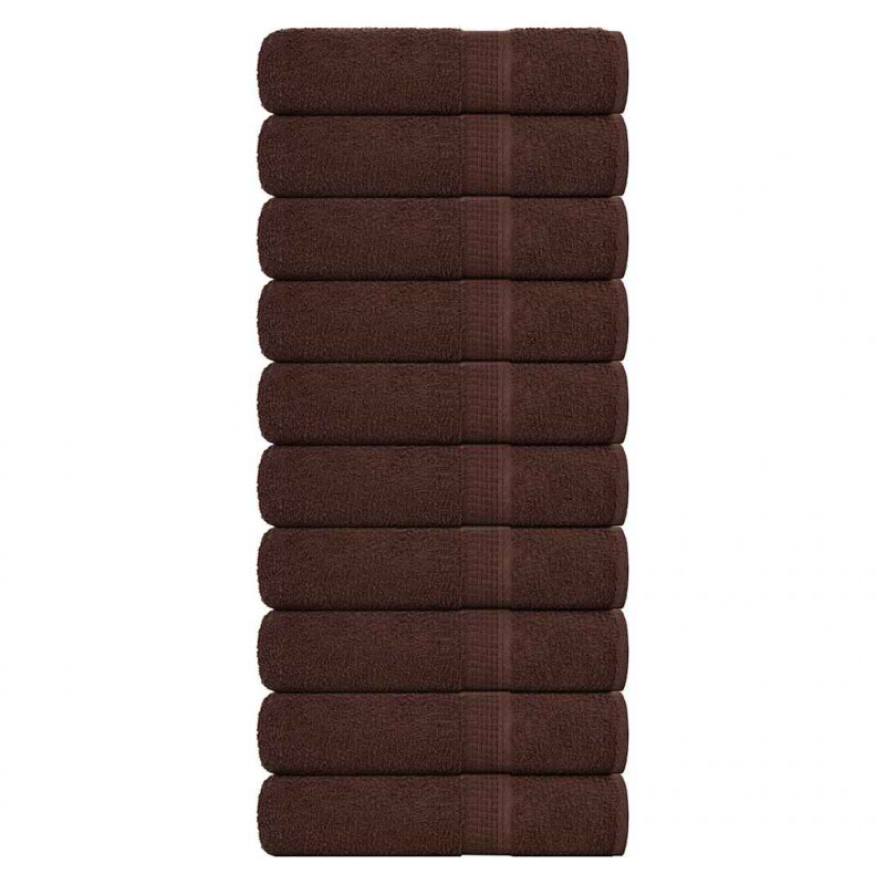 Ręczniki kąpielowe, FROGN, 10 szt., brązowe, 70x140 cm, 360 g/m²