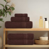 Ręczniki do sauny, FROGN, 4 szt., brązowe, 80x200 cm, 360 g/m²
