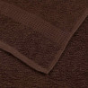 Ręczniki do sauny, FROGN, 10 szt., brązowe, 80x200 cm, 360 g/m²