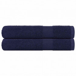 Ręczniki FROGN 2 szt. Granatowy 100x200 cm 360 g/m²