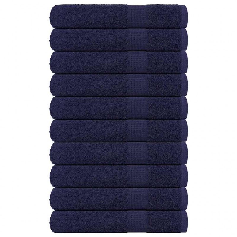 Ręczniki FROGN 10 szt. Granatowy 100x200 cm 360 g/m²