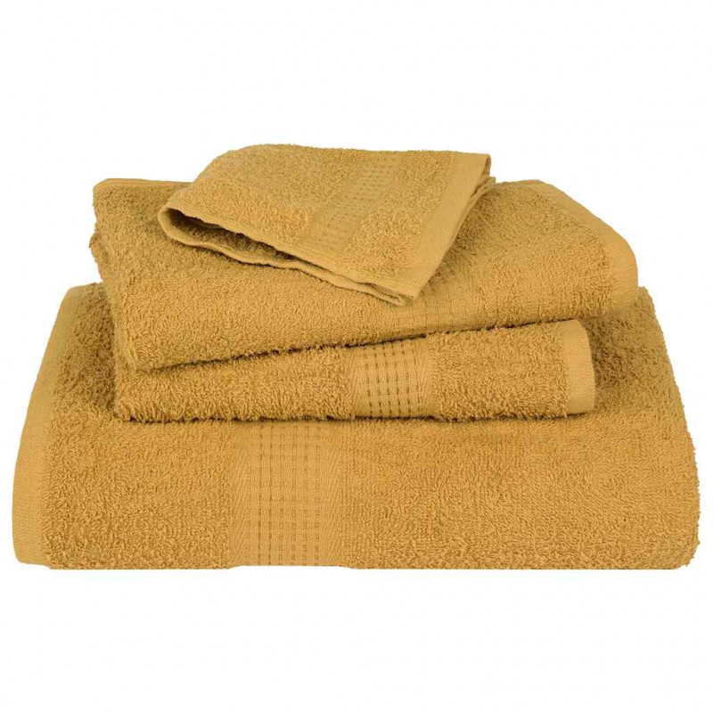 Ręczniki, FROGN, 2 szt., złote, 30x30 cm, 360 g/m²