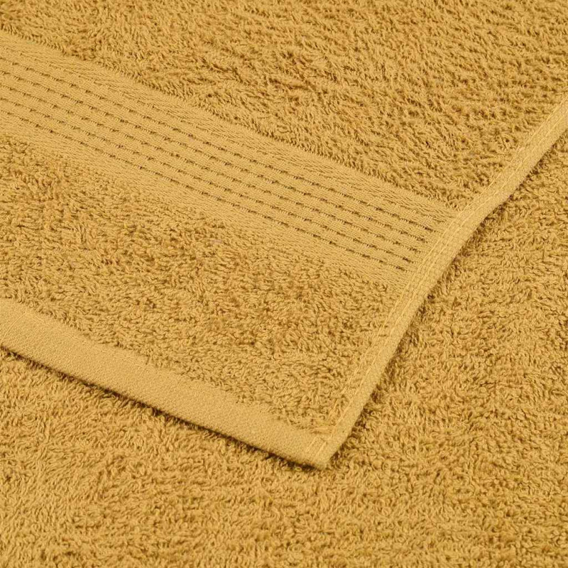 Ręczniki gościnne FROGN 2 szt. Złote 30x50 cm 360 g/m²
