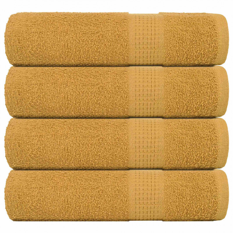 Ręczniki do rąk FROGN 4 szt. Złoty 50x100 cm 360 g/m²