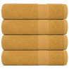 Ręczniki prysznicowe FROGN 4 szt. Złoty 70x140cm 360 g/m²