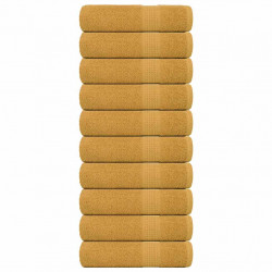 Ręczniki kąpielowe FROGN 10 szt. Złoty 100x150cm 360 g/m²