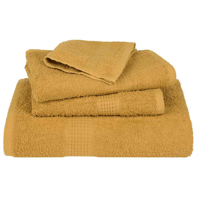 Ręczniki kąpielowe FROGN 10 szt. Złoty 100x150cm 360 g/m²