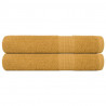 Ręczniki do sauny FROGN 2 szt. Złoty 80x200 cm 360 g/m²