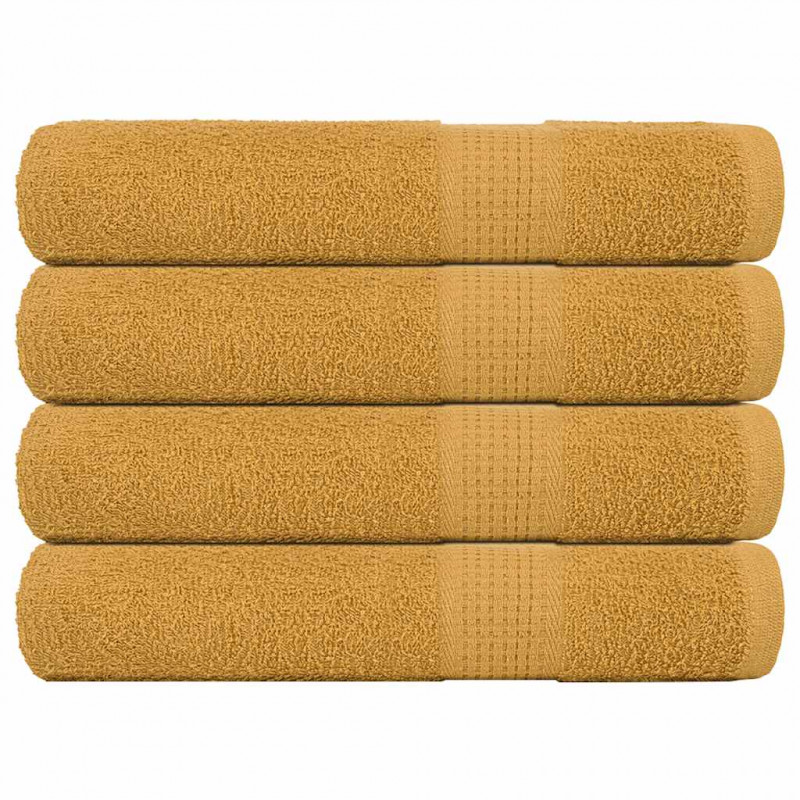 Ręczniki do sauny FROGN 4 szt. Złoty 80x200 cm 360 g/m²