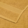 Ręczniki FROGN 2 szt. Złoty 100x200 cm 360 g/m²