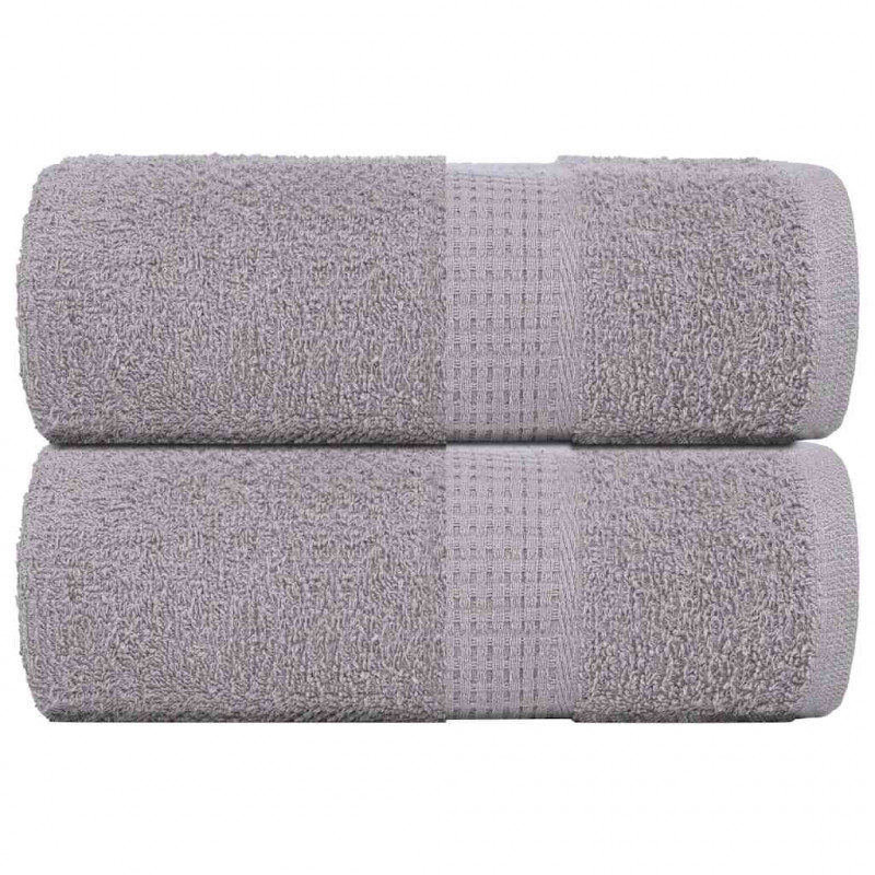 Ręczniki, FROGN, 2 szt., szare, 30x30 cm, 360 g/m²