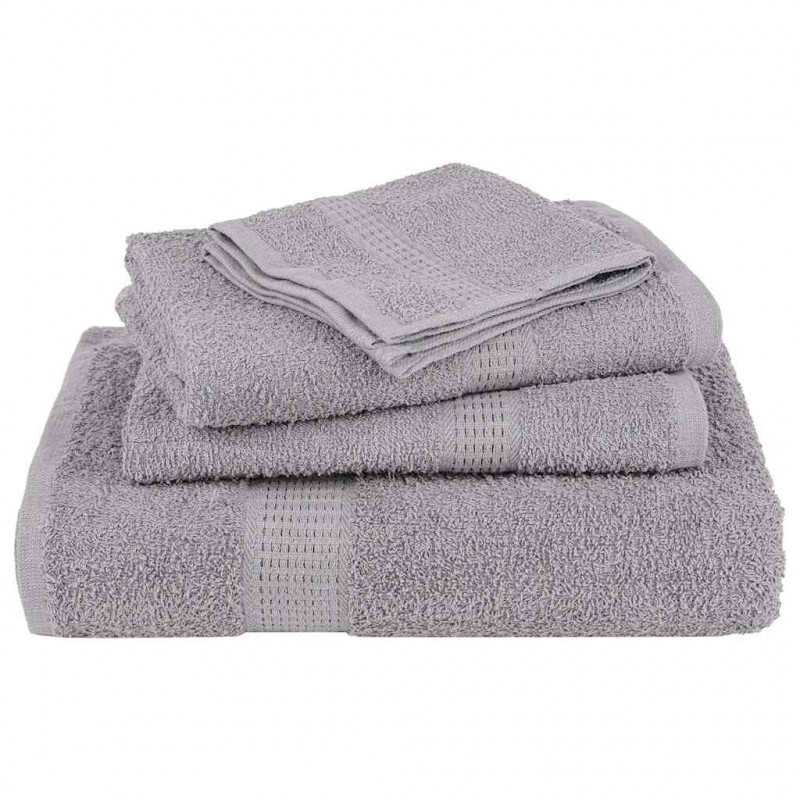 Ręczniki, FROGN, 4 szt., szare, 30x30 cm, 360 g/m²