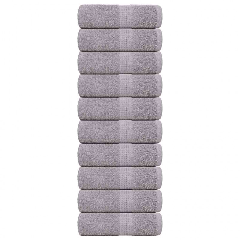 Ręczniki, FROGN, 10 szt., szare, 30x30 cm, 360 g/m²