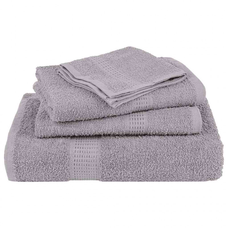 Ręczniki kąpielowe FROGN 4 szt. Szare 100x150 cm 360 g/m²