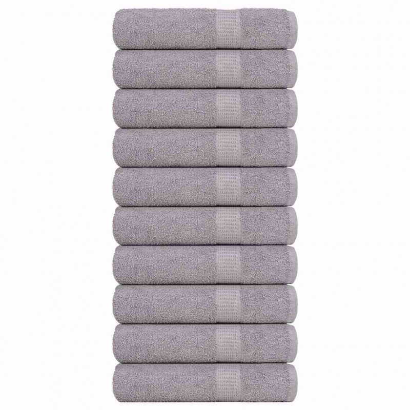 Ręczniki kąpielowe FROGN 10 szt. Szare 100x150cm 360 g/m²