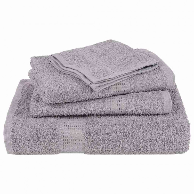 Ręczniki kąpielowe FROGN 10 szt. Szare 100x150cm 360 g/m²