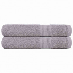 Ręczniki do sauny FROGN 2 szt. Szare 80x200 cm 360 g/m²