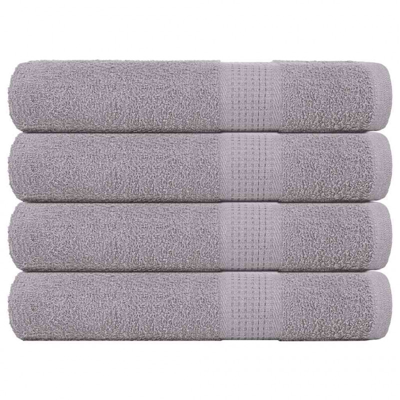 Ręczniki do sauny FROGN 4 szt. Szare 80x200 cm 360 g/m²