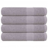 Ręczniki do sauny FROGN 4 szt. Szare 80x200 cm 360 g/m²