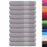 Ręczniki do sauny FROGN 10 szt. Szare 80x200 cm 360 g/m²
