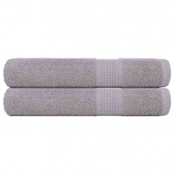 Ręczniki FROGN 2 szt. Szare 100x200 cm 360 g/m²