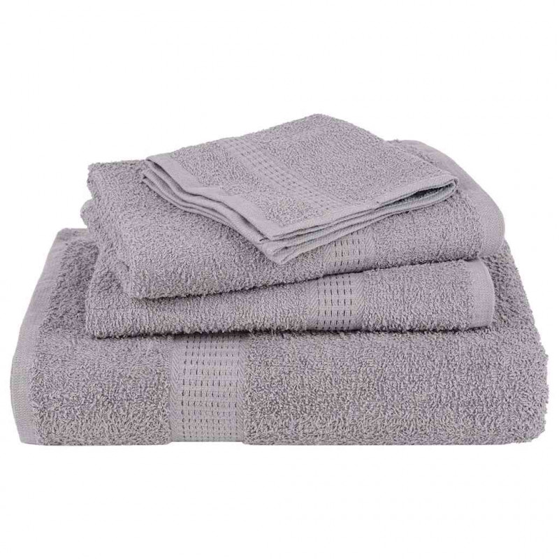 Ręczniki FROGN 2 szt. Szare 100x200 cm 360 g/m²