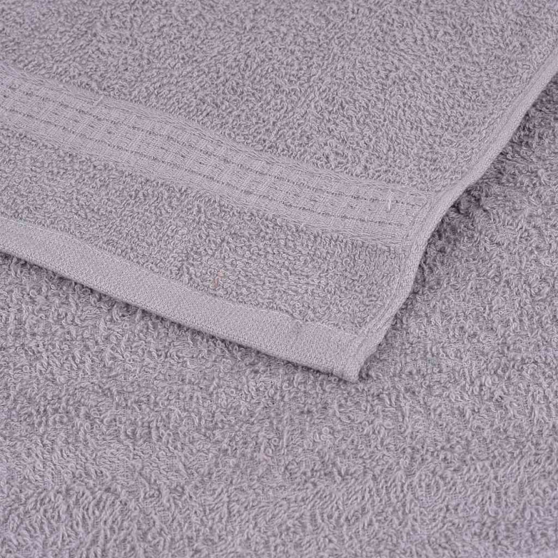 Ręczniki FROGN 2 szt. Szare 100x200 cm 360 g/m²