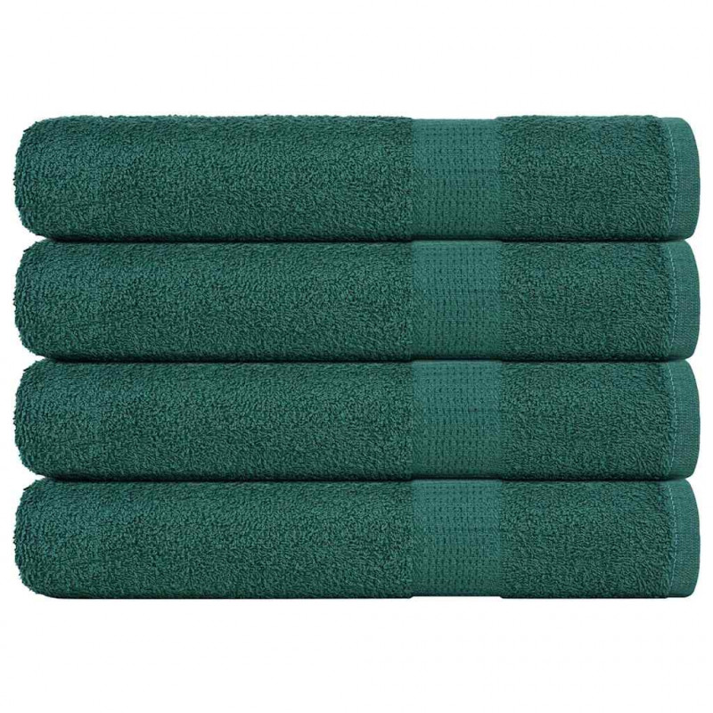 Ręczniki do sauny FROGN 4 szt. Zielony 80x200 cm 360 g/m²