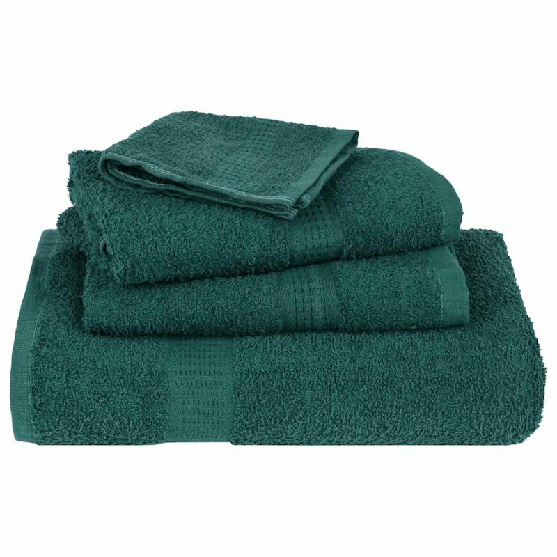 Ręczniki do sauny FROGN 4 szt. Zielony 80x200 cm 360 g/m²