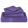 Ręczniki mydlane FROGN 2 szt. Fioletowe 30x30 cm 360 g/m²