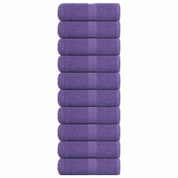 Ręczniki gościnne FROGN 10 szt. Fioletowe 360 g/m²