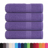 Ręczniki do rąk FROGN 4 szt. Fioletowe 50x100 cm 360 g/m²