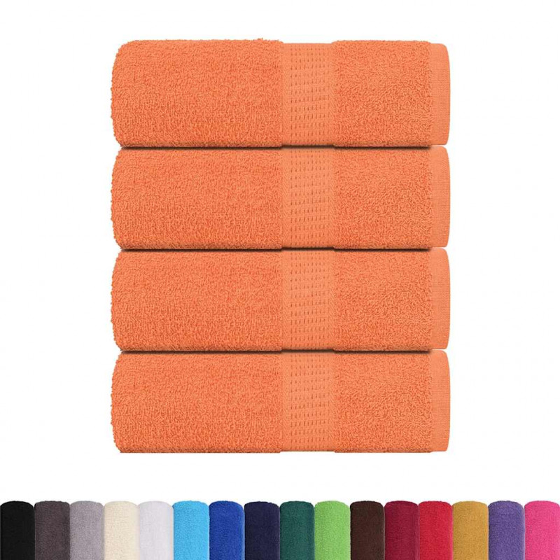 Ręczniki, FROGN, 4 szt., pomarańczowe, 30x30 cm, 360 g/m²