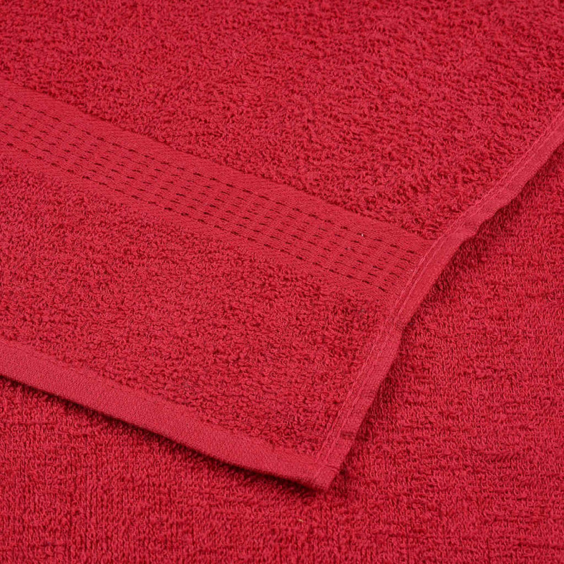 Ręczniki do rąk, FROGN, 4 szt., czerwone, 50x100 cm, 360 g/m²