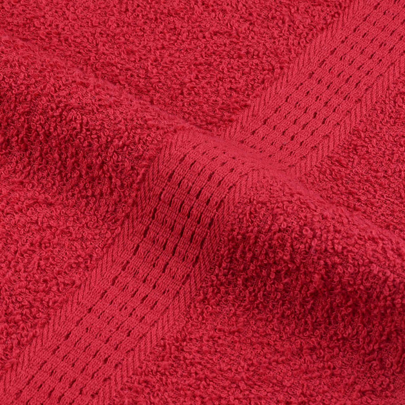 Ręczniki kąpielowe, FROGN, 10 szt., czerwone, 100x150 cm, 360 g/m²